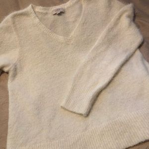 Loft Outlet Loose Knit Fuzzy Sweater